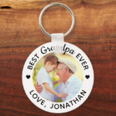 Aangepaste foto voor beste opa op maat sleutelhanger (Voorkant)