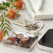 Aangepaste foto voor beste tante Ever Sleutelhanger (Voorkant Rechts)