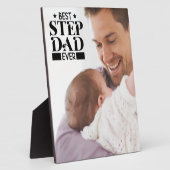 Aangepaste foto voor beste vader op vaderdag fotoplaat (Zijkant)