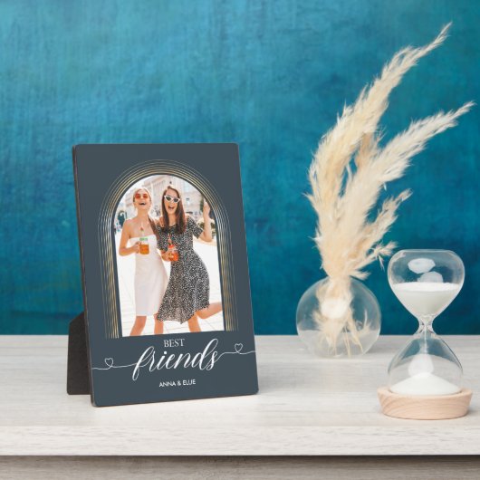 Aangepaste foto voor beste vrienden fotoplaat (Zijkant)