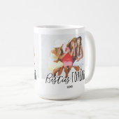 Aangepaste foto voor beste vrienden koffiemok (Voorkant rechts)