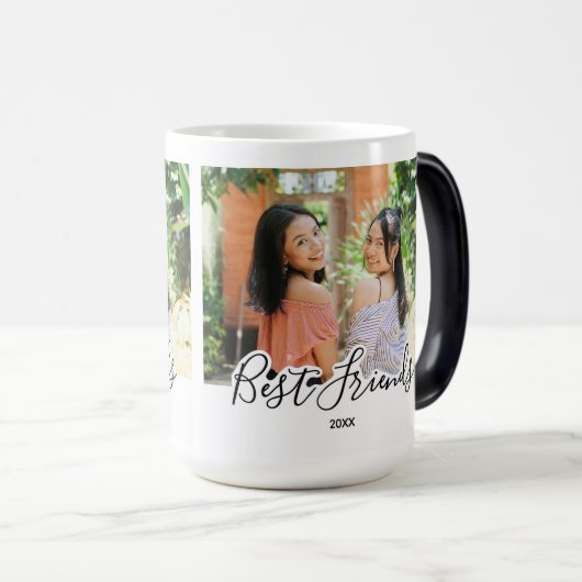 Aangepaste foto voor beste vrienden magische mok (Voorkant rechts)