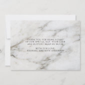 Aangepaste foto voor bruiloft Hartelijk dank Bedankkaart (Achterkant)