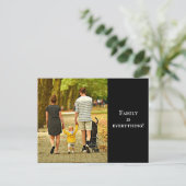 Aangepaste foto voor familie briefkaart (Staand voorkant)