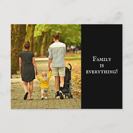 Aangepaste foto voor familie briefkaart (Voorkant)