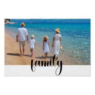 Aangepaste foto voor familie perfect poster