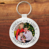 Aangepaste foto voor familie sleutelhanger (Voorkant)