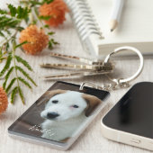 Aangepaste foto voor gezelschapsdieren modern, een sleutelhanger (Voorkant Rechts)