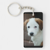 Aangepaste foto voor gezelschapsdieren modern, een sleutelhanger (Voorkant)