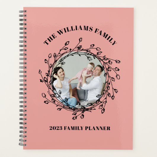 Aangepaste foto voor gezinsplanning planner (Voorkant)