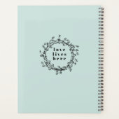 Aangepaste foto voor gezinsplanning planner (Achterkant)