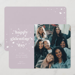 Aangepaste foto voor Happy Galentine-dag Feestdagenkaart