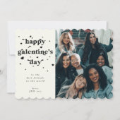Aangepaste foto voor Happy Galentine-dag Feestdagenkaart (Voorkant)