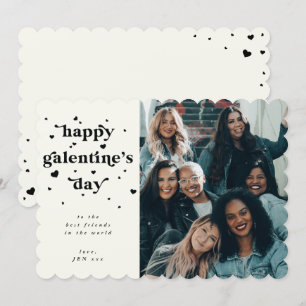 Aangepaste foto voor Happy Galentine-dag Feestdagenkaart