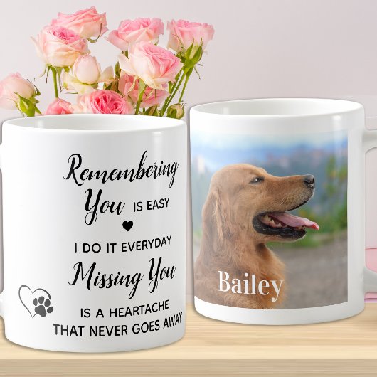 Aangepaste foto voor herdenking van herdenking aan koffiemok