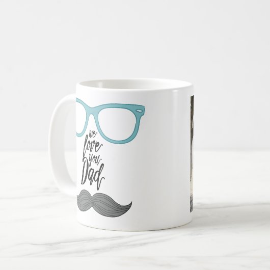 Aangepaste foto voor Hipster Pap Koffiemok (Voorkant links)