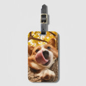 Aangepaste foto voor honden bagagelabel (Voorkant (verticaal))