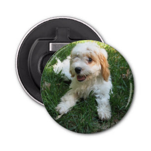 Aangepaste foto voor honden button flesopener