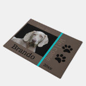 Aangepaste foto voor honden deurmat (Schuin)