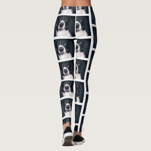 Aangepaste foto voor honden leggings (Achterkant)