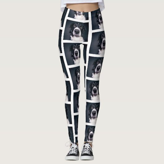 Aangepaste foto voor honden leggings (Voorkant)