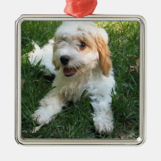 Aangepaste foto voor honden metalen ornament