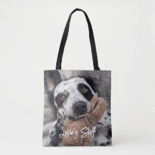 Aangepaste foto voor honden tote bag