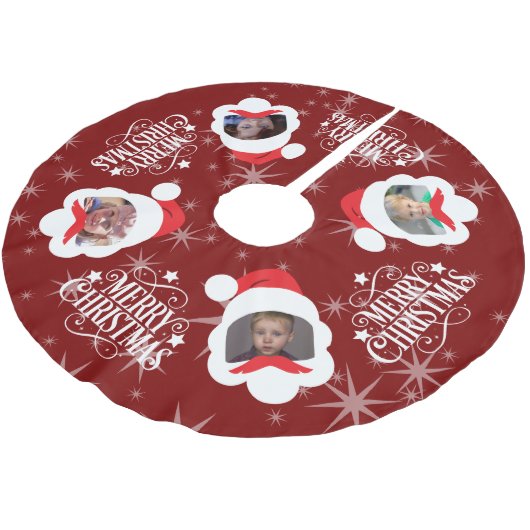 Aangepaste foto voor kerstmis kerstboom rok (Gekanteld)