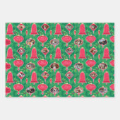 Aangepaste foto voor kerstversieringen inpakpapier vel (Voorkant 3)