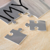 Aangepaste foto voor mama Wuv You dog Legpuzzel (Zijkant)