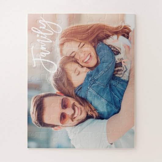 Aangepaste foto voor modern script legpuzzel (Verticaal)