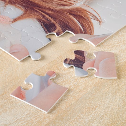 Aangepaste foto voor modern script legpuzzel (Zijkant)