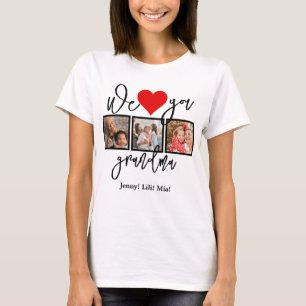Aangepaste foto voor modern script   Wij houden va T-shirt