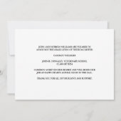 Aangepaste foto voor moderne afstuderen diergenees aankondiging (Achterkant)