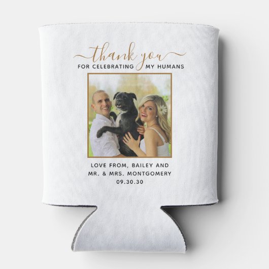 Aangepaste foto voor moderne scripts blikjeskoeler (Achterkant)