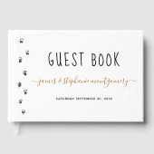 Aangepaste foto voor moderne scripts gastenboek (Voorkant)