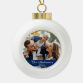 Aangepaste foto voor moderne stijl keramische bal ornament (Voorkant)