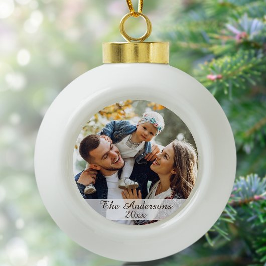 Aangepaste foto voor moderne stijl keramische bal ornament