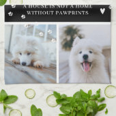 Aangepaste foto voor moderne verf afdrukken Naam v Theedoek (Gevouwen)