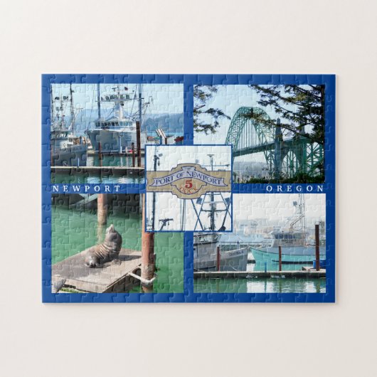 Aangepaste foto voor Newport Oregon Legpuzzel (Horizontaal)