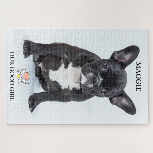 Aangepaste foto voor ons goede meisje legpuzzel (Horizontaal)