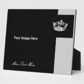 Aangepaste foto voor pageant Royalty Fotoplaat (Zijkant)