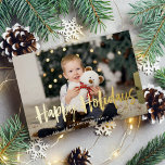 Aangepaste foto voor Prettige feestdagen<br><div class="desc">Pas deze prachtige en moderne kerstkaarten of winterfeestkaarten aan met uw familiefoto's en persoonlijke boodschap.</div>