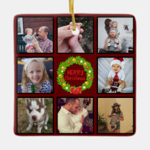 Aangepaste foto voor prettige kerstmis - Collage