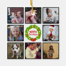 Aangepaste foto voor prettige kerstmis - Collage
