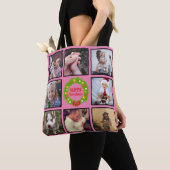 Aangepaste foto voor prettige kerstmis - Collage Tote Bag (Dichtbij)