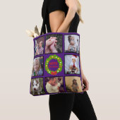 Aangepaste foto voor prettige kerstmis - Collage Tote Bag (Dichtbij)