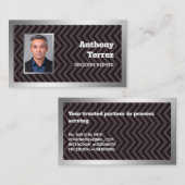 aangepaste foto voor processerver visitekaartje (Voorkant / Achterkant)