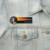 Aangepaste foto voor professionele zonneschijn naamplaatje (In situ)