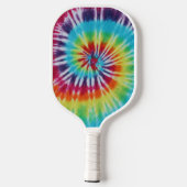 Aangepaste foto voor regenboogspiraal pickleball paddle (Achterkant)